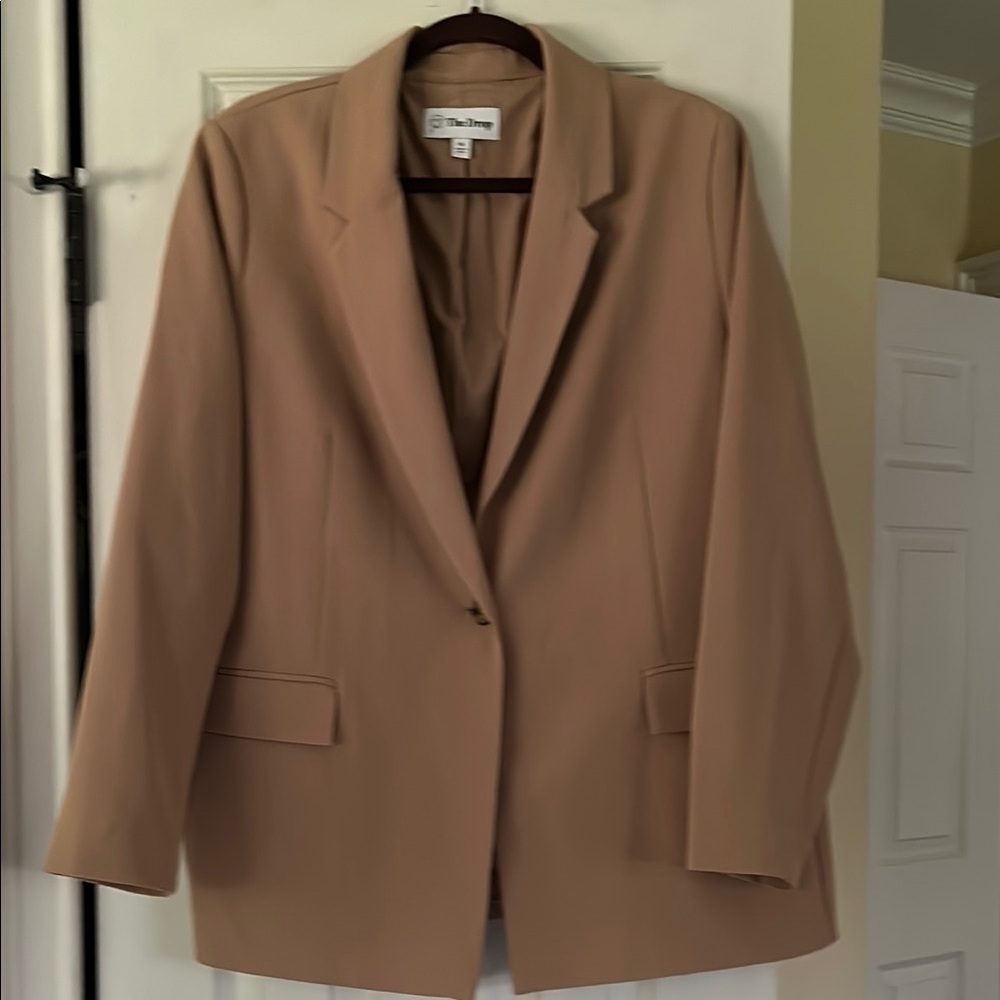 Tan Women's Blazer- THE DROP XXL
